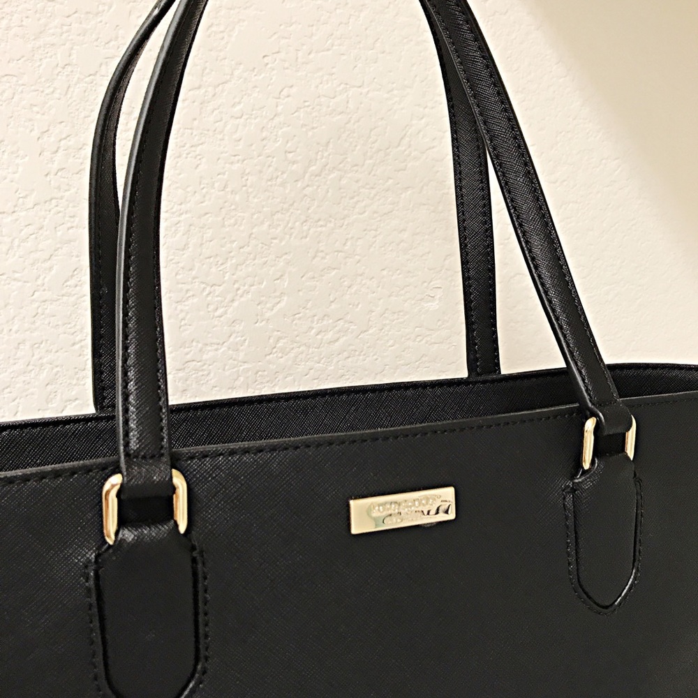 KATE SPADE BLACK TOTE BAG - Picture 2 of 6